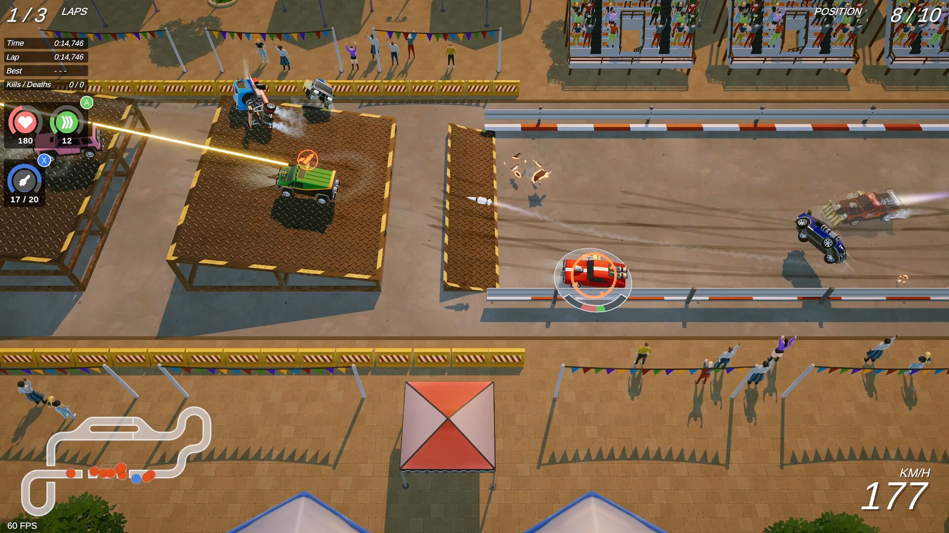 Blastlane Racers screenshot #3