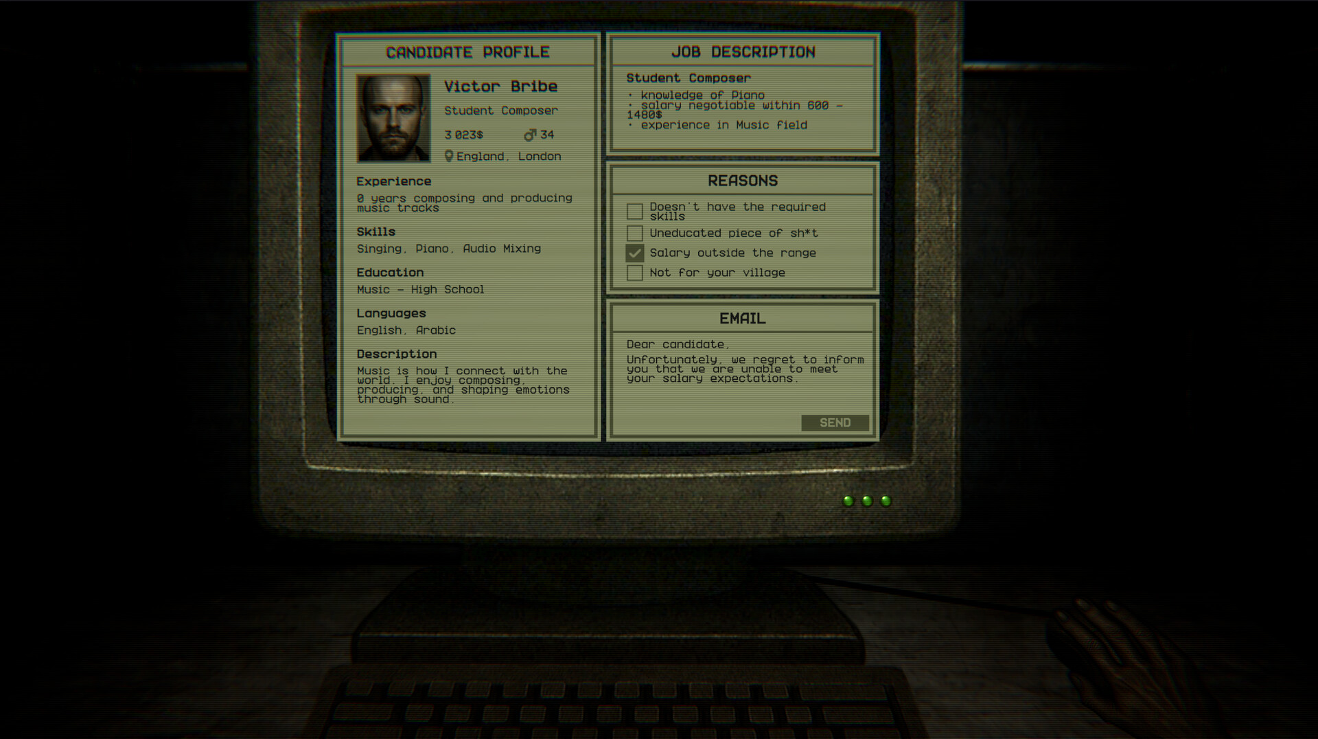 Regret To Inform screenshot #3