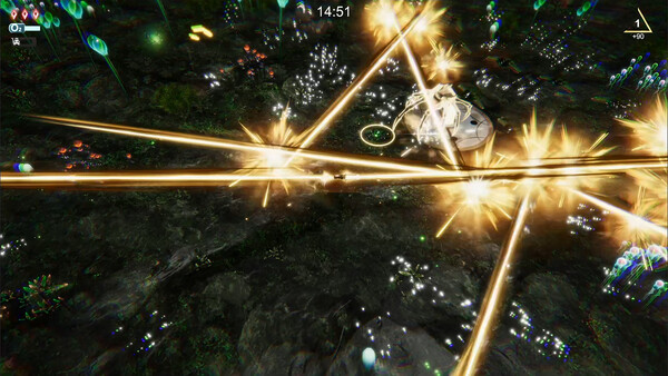 Screenshot of 星渊无双 gameplay showing in-action mechanics