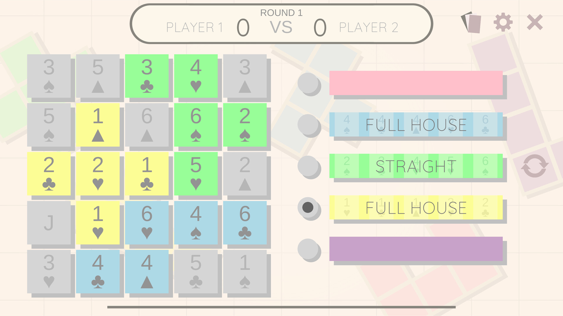 BLOCK POKER 5X5 screenshot #2