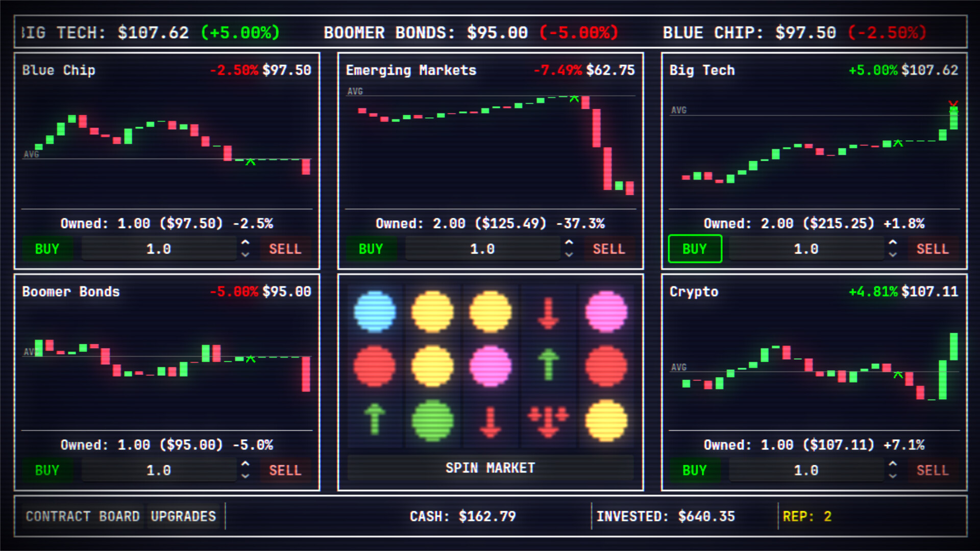 Slots and Stocks screenshot 1