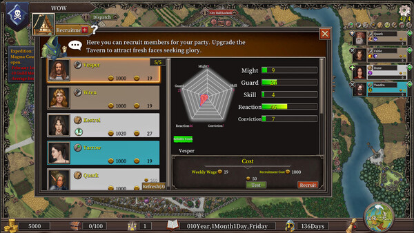 Screenshot 2 of The Guild Manager - additional gameplay view