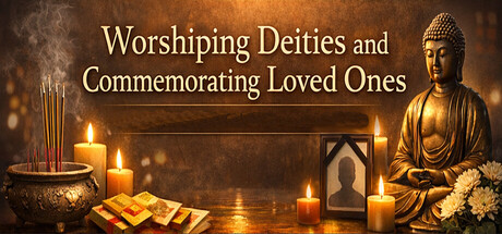worshiping deities and commemorating loved ones vertical card thumbnail