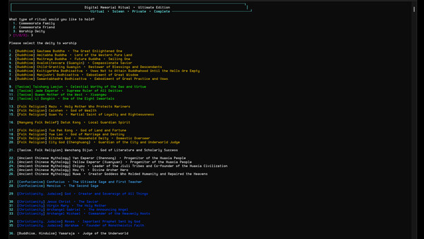 Worshiping deities and commemorating loved onesfor windows and Linux 1