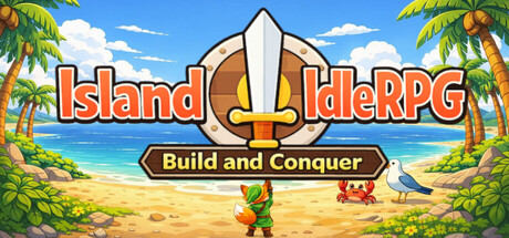 Steam cover for Island Idle RPG: Build and Conquer.