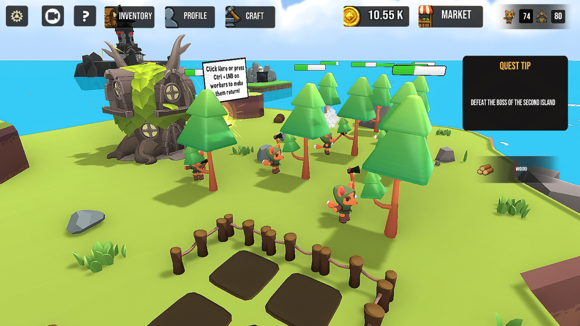 Island Idle RPG: Build and Conquer — gameplay screenshot 5