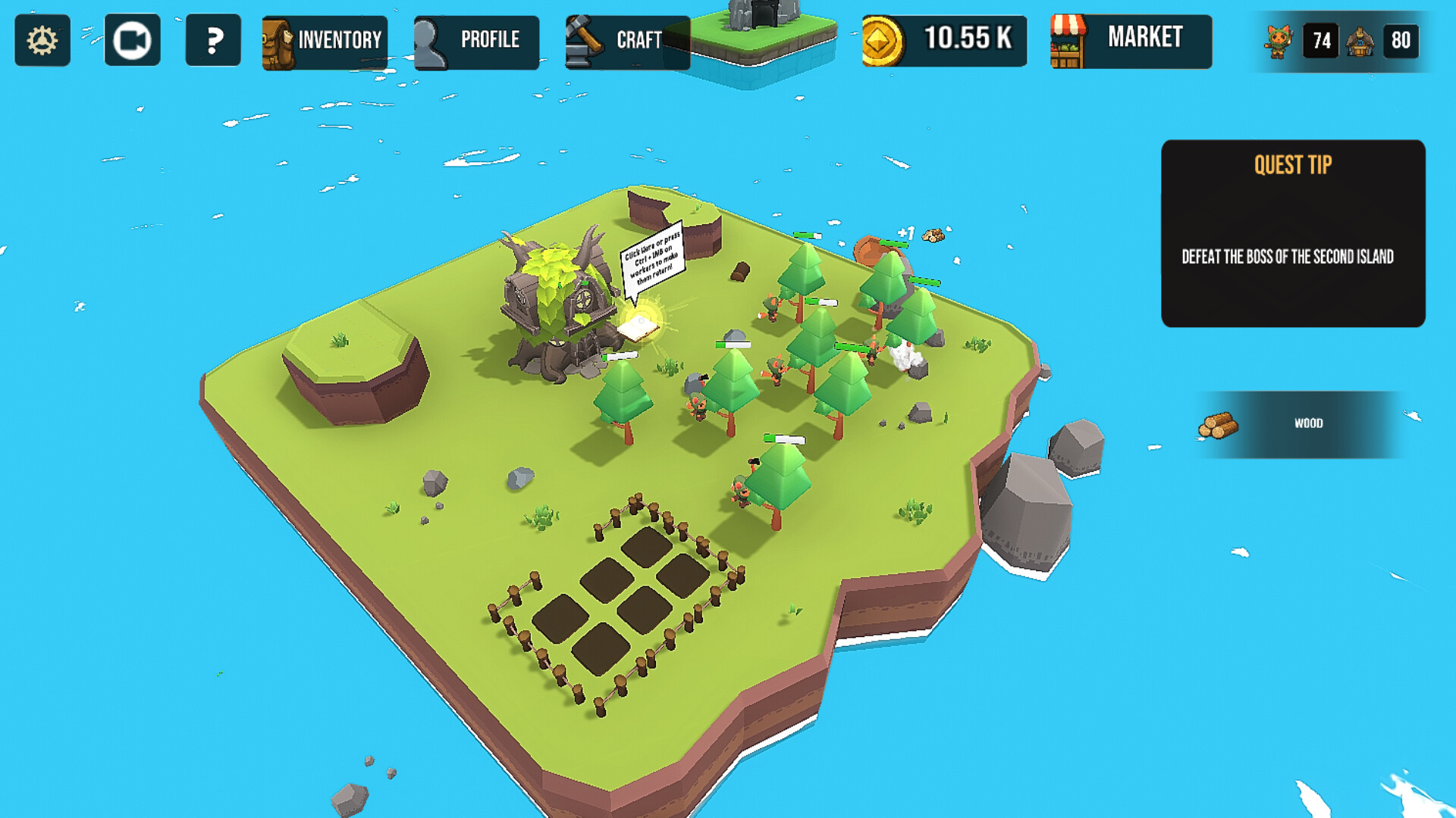 Island Idle RPG: Build and Conquer screenshot #3