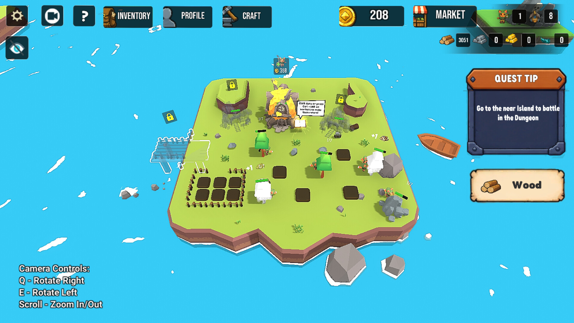 Island Idle RPG: Build and Conquer screenshot 5
