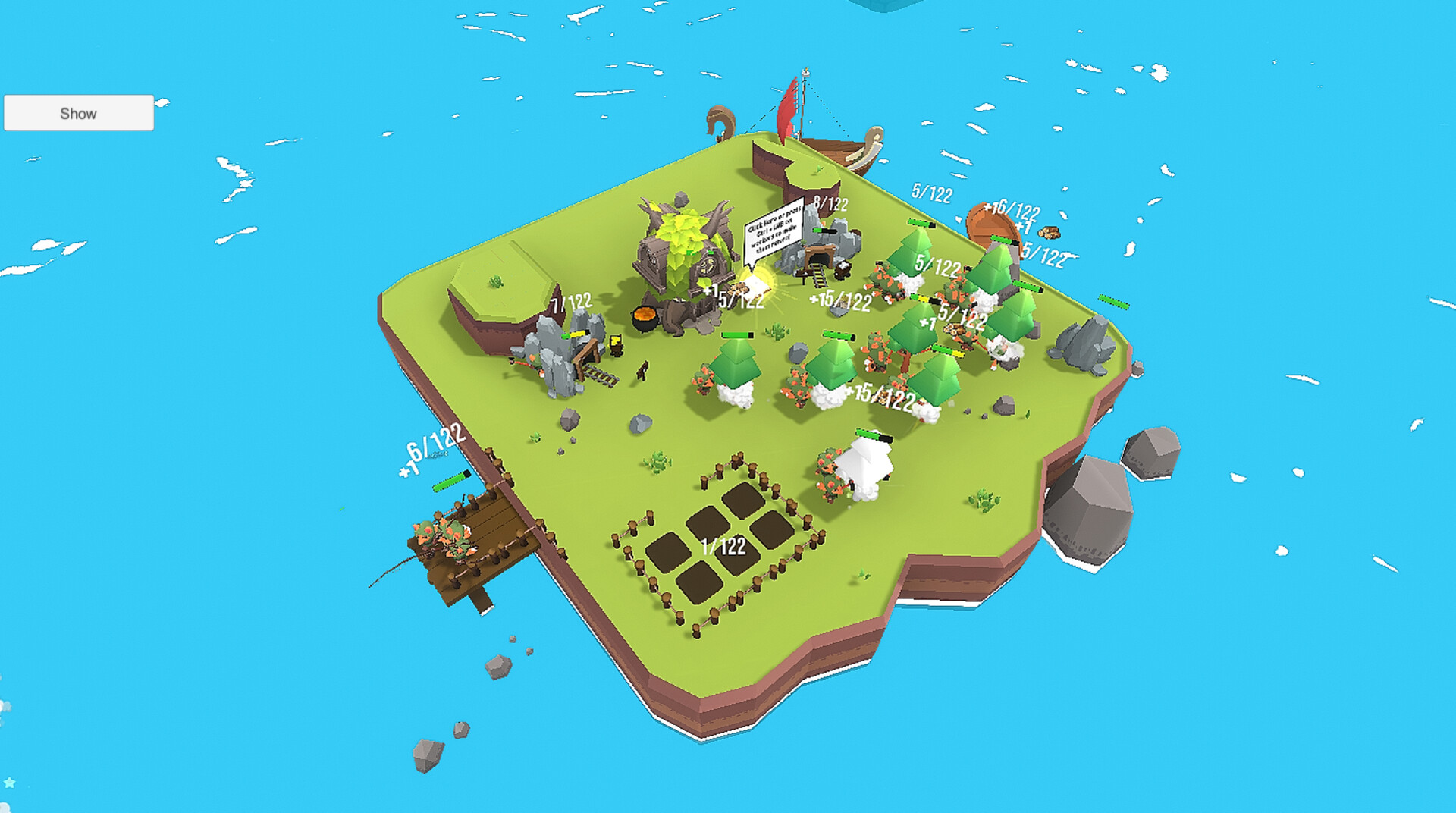 Island Idle RPG: Build and Conquer screenshot 2
