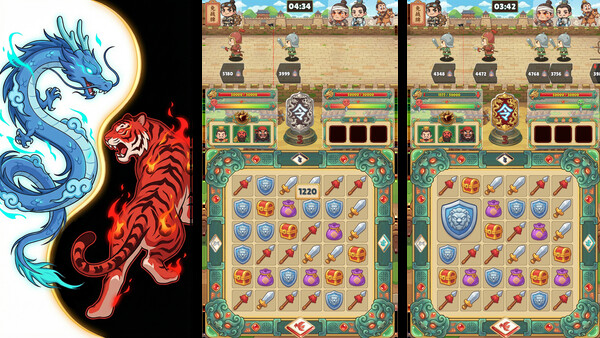 SanGuo Tactics: Touch to Match game for windows Pc 1