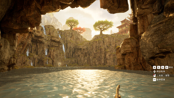 Screenshot of Ferryman of Wangchuan: River of Delusion gameplay showing in-action mechanics