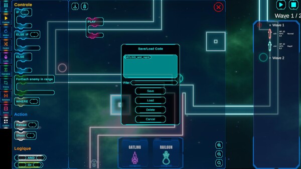 Screenshot 3 of Tower.defense(): Program The Fight - more gameplay footage