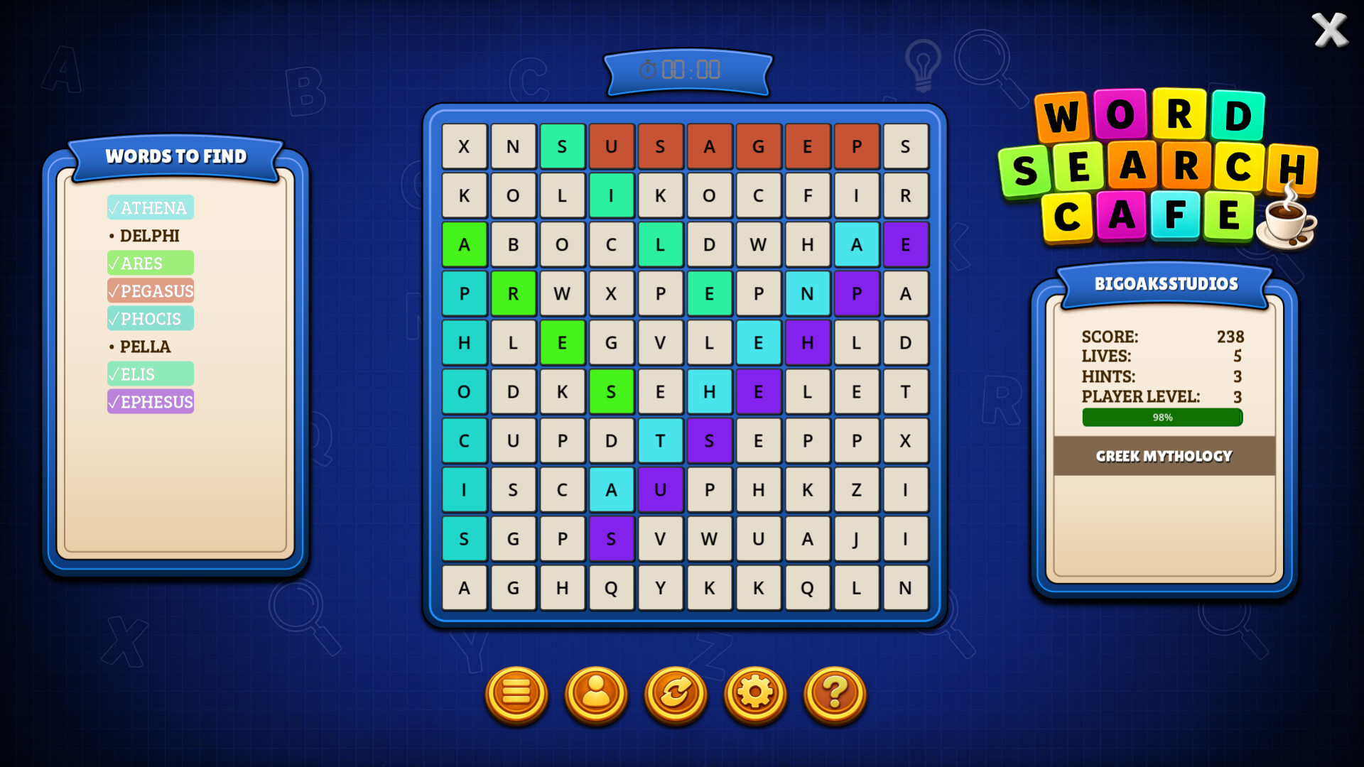 Word Search Cafe – Screenshot 1