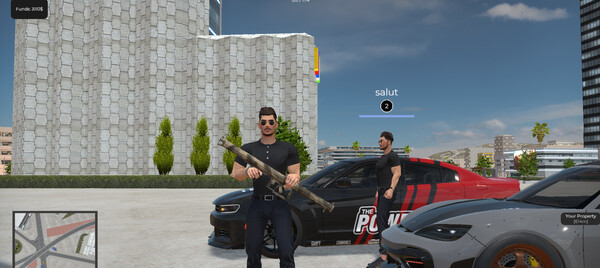 Screenshot of Hon Cars gameplay showing in-action mechanics