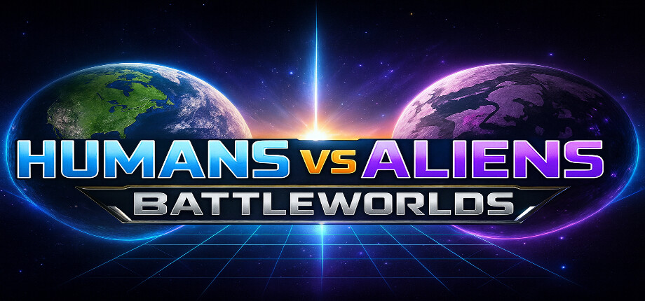 Humans vs Aliens BattleWorlds header image