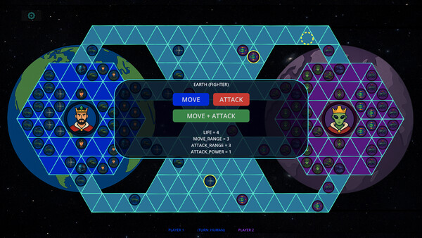Screenshot of Humans vs Aliens BattleWorlds