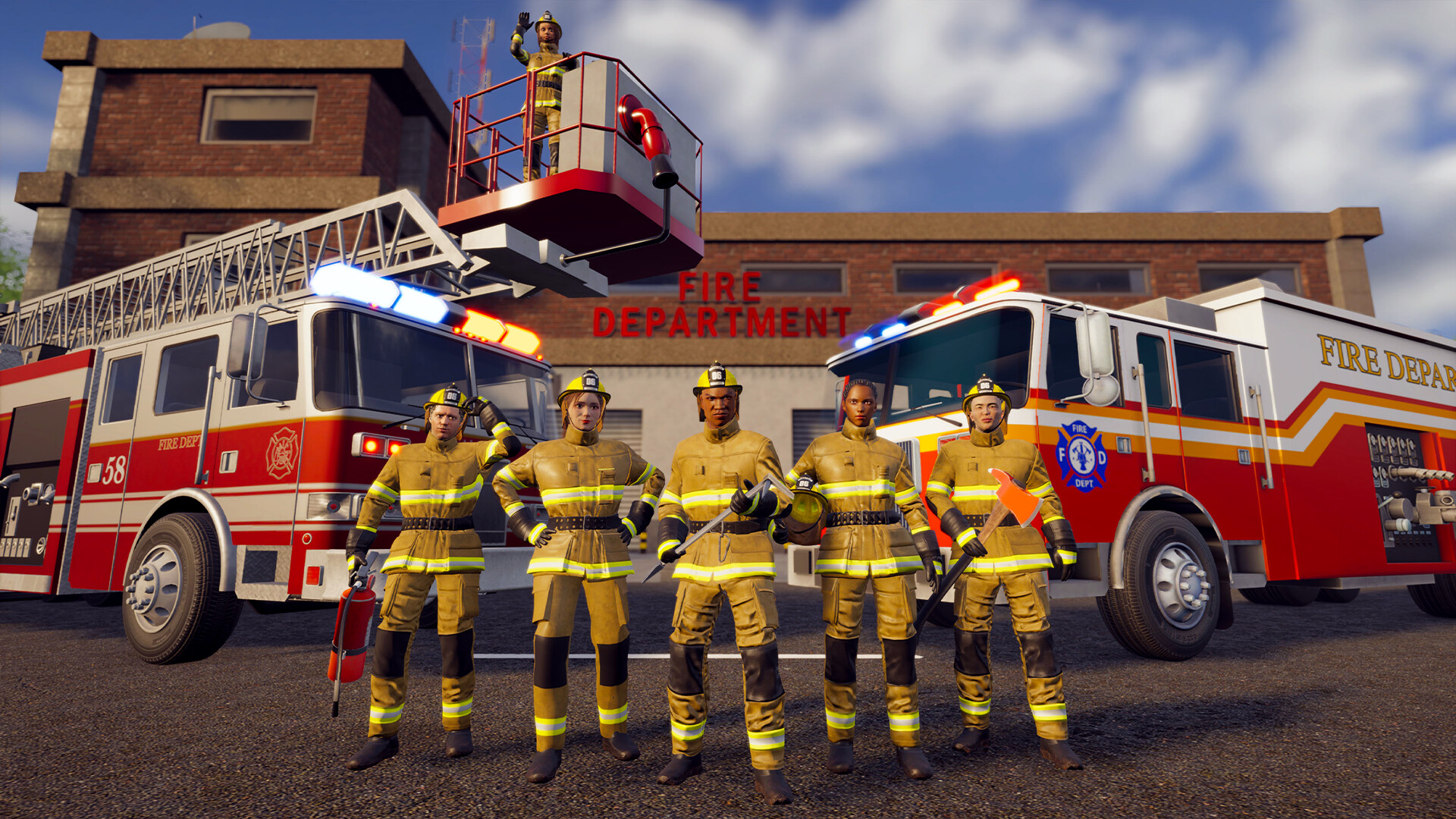 Firefighting Rescue Simulator screenshot #6