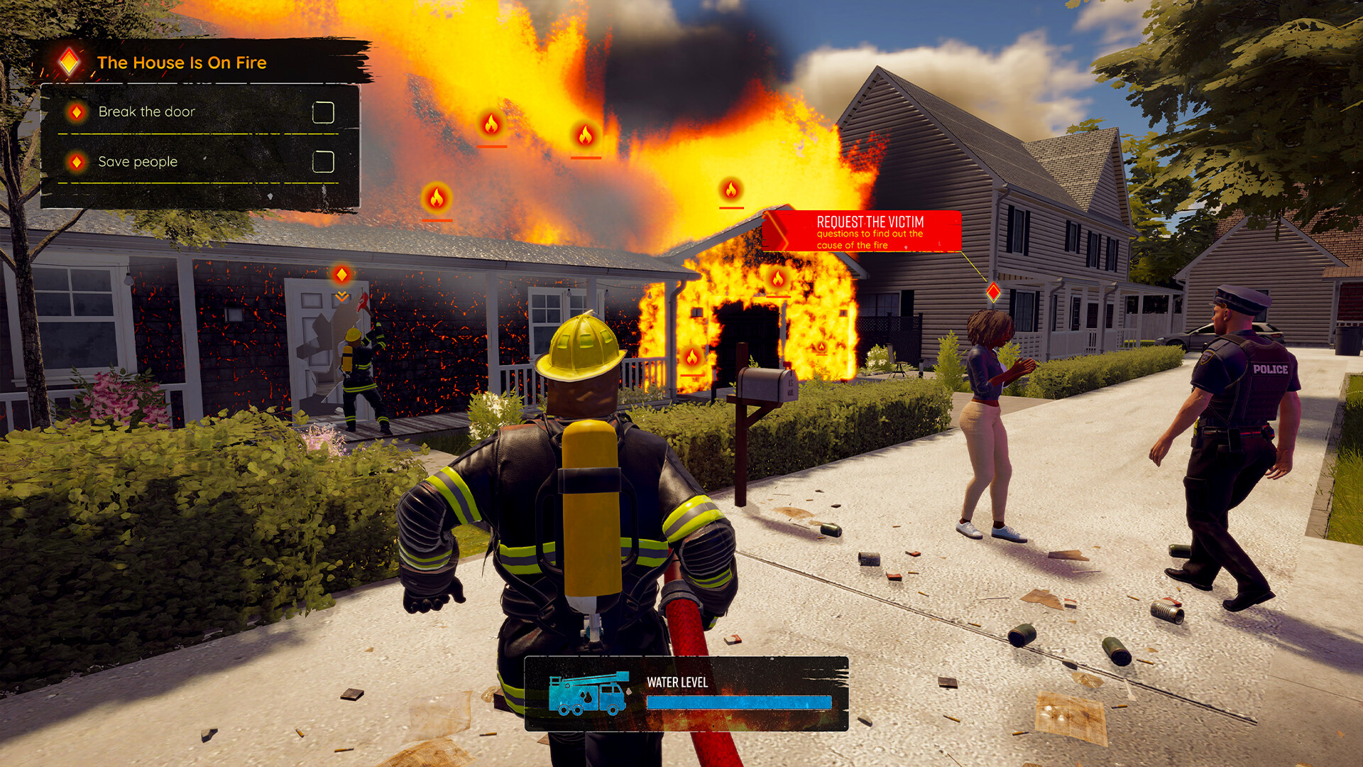 Firefighting Rescue Simulator screenshot #4