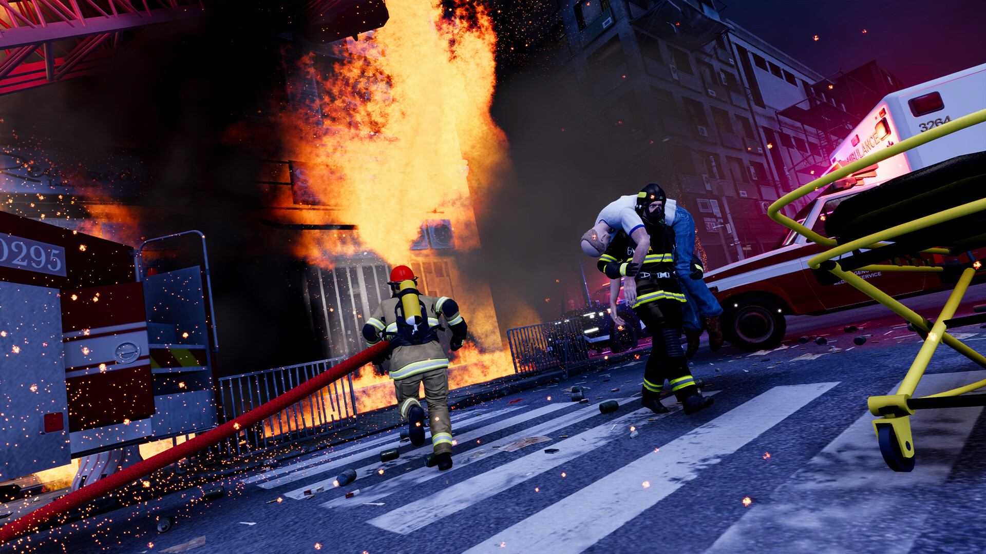 Firefighting Rescue Simulator screenshot #5