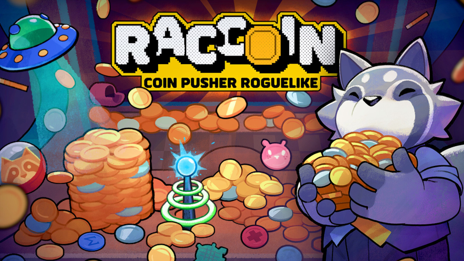 RACCOIN: Coin Pusher Roguelike Soundtrack Featured Screenshot #1