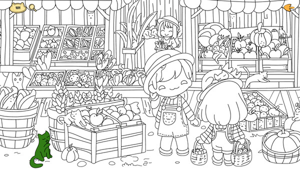 Screenshot of Small Town Filled With Cats