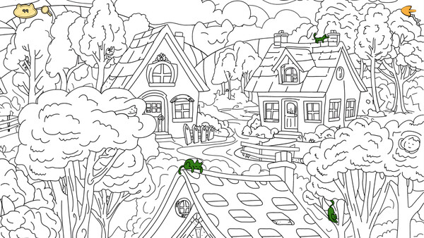 Small Town Filled With Cats