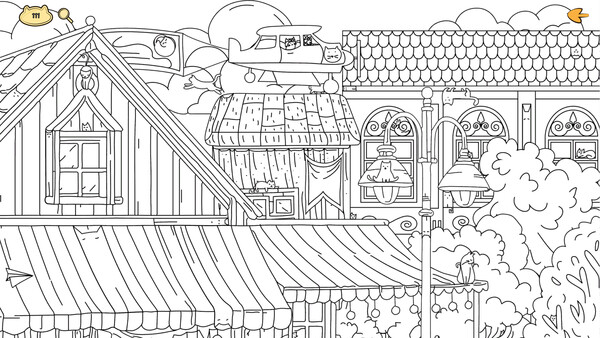 Small Town Filled With Cats