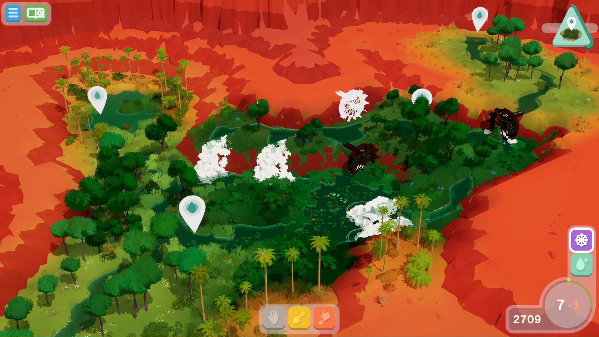 WATERFUL: a tiny oasis builder screenshot #3