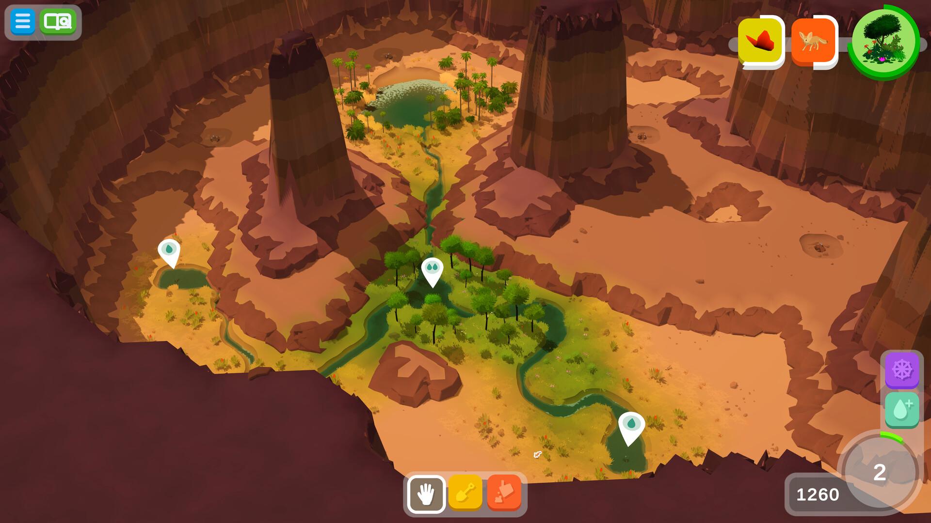 WATERFUL: a tiny oasis builder screenshot #2