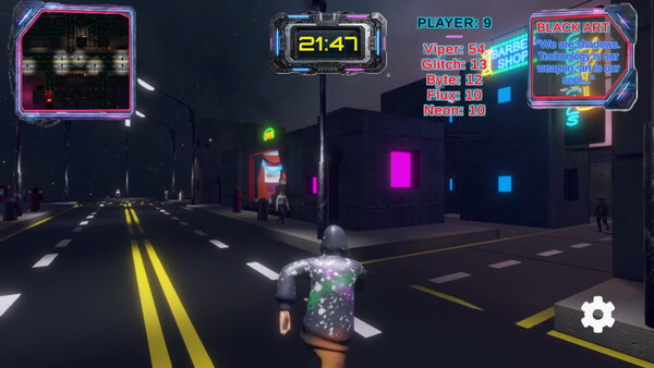Screenshot of BLACK ART