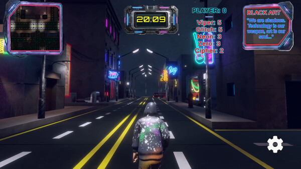 Screenshot of BLACK ART