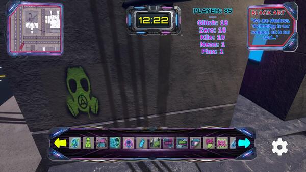 Screenshot of BLACK ART