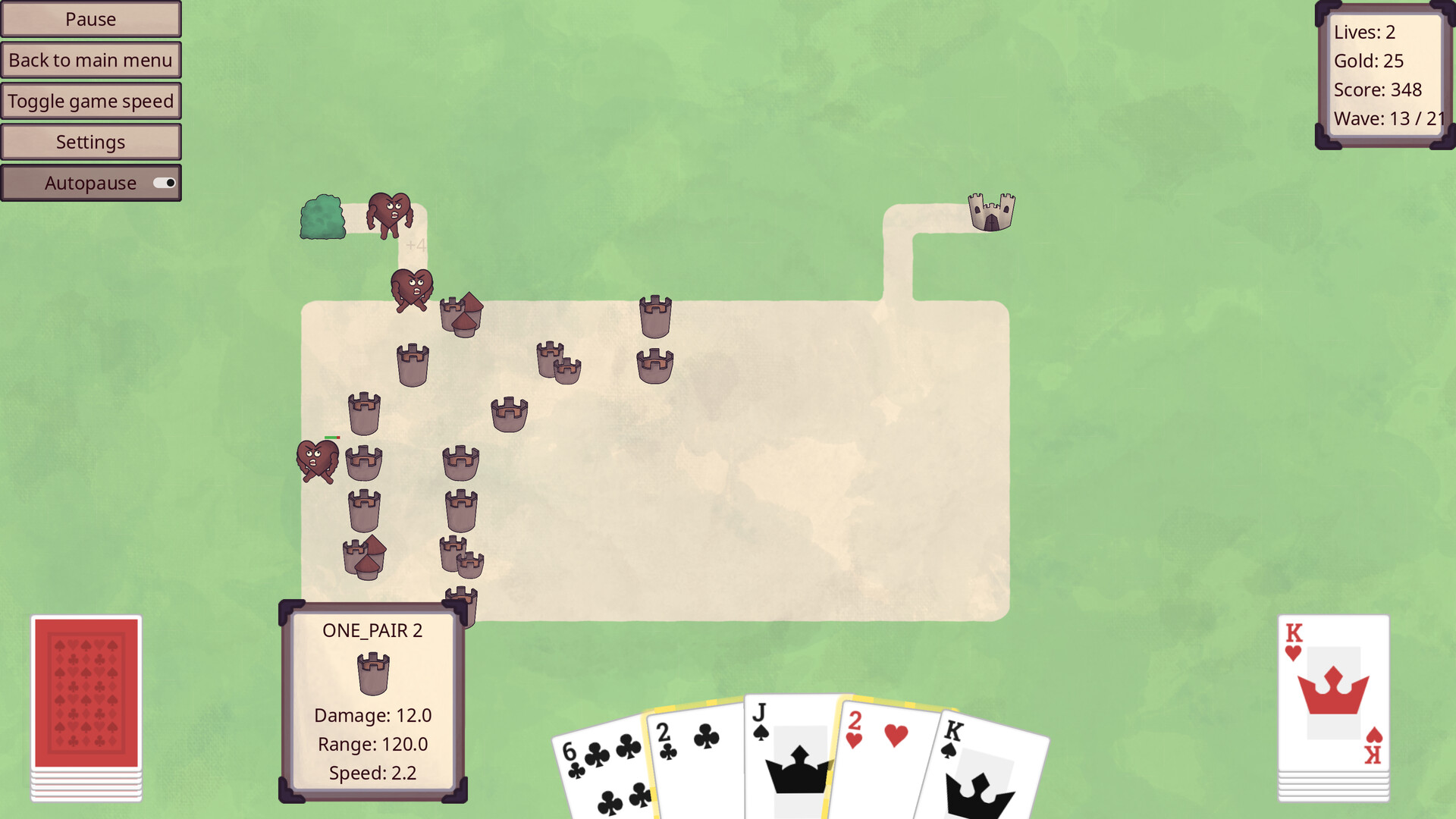 Royal Flush Defense screenshot 4