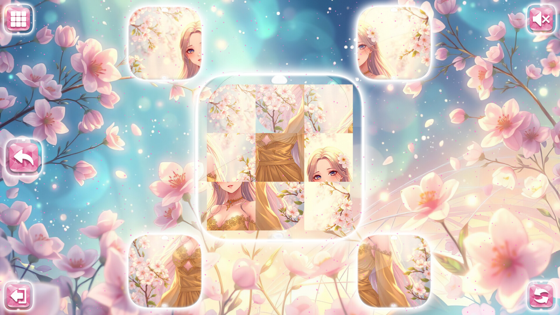 Lovely Anime Puzzle: Springのスクリーンショット 1