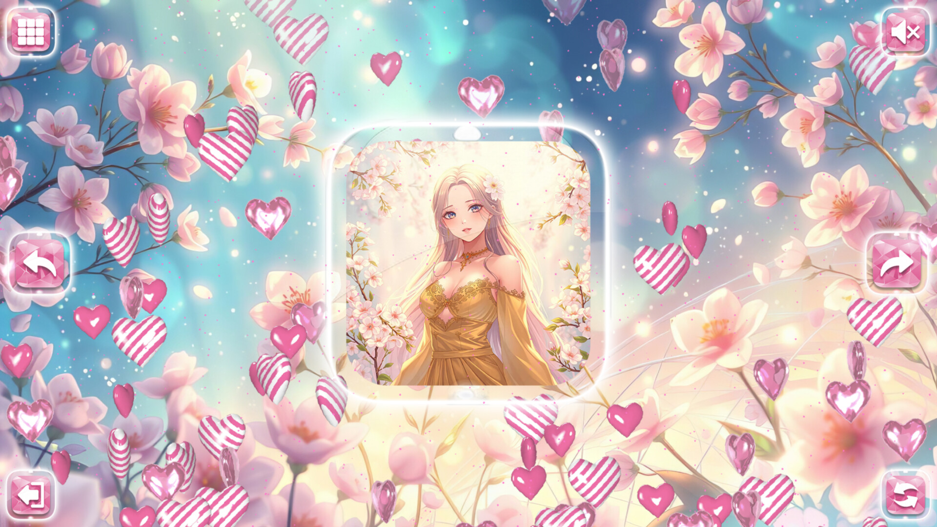 Lovely Anime Puzzle: Spring screenshot screenshot 1
