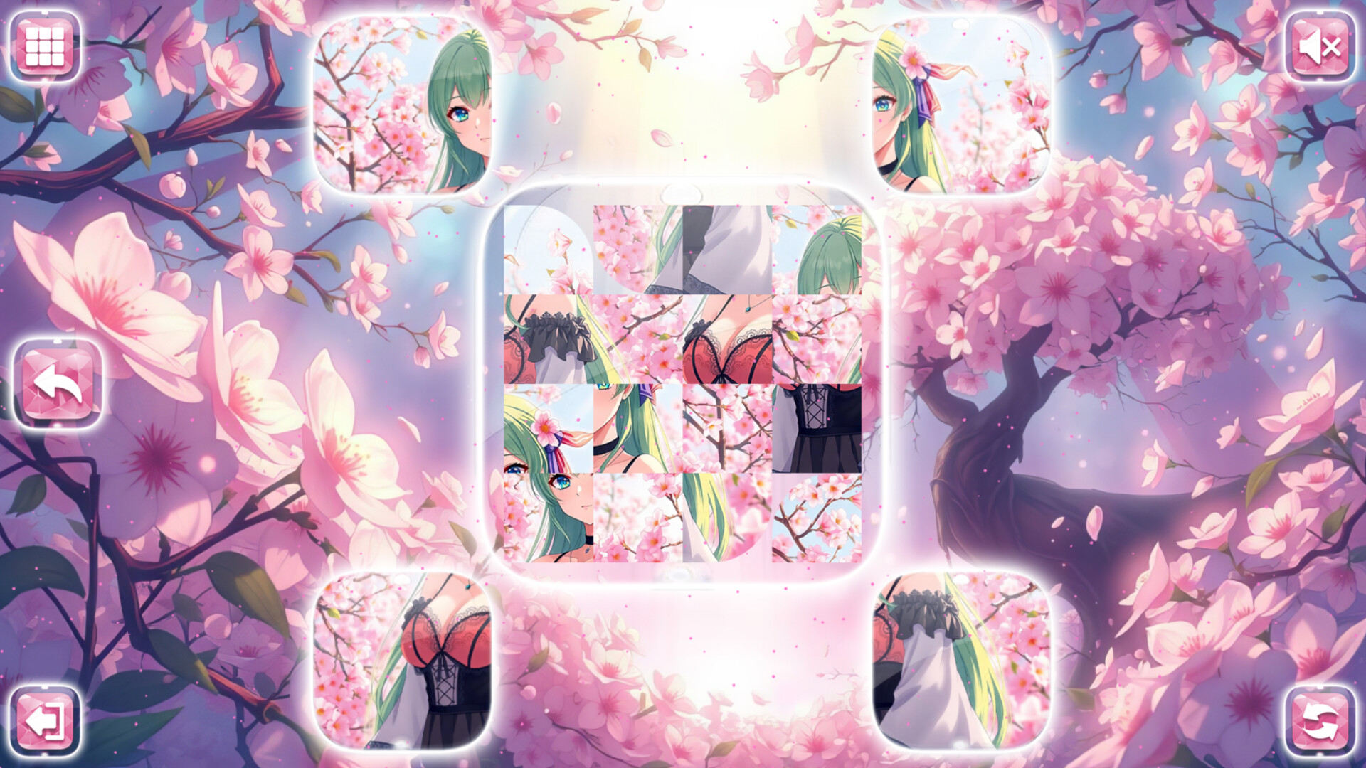 Lovely Anime Puzzle: Spring screenshot screenshot 2