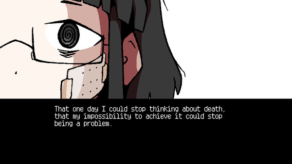 Screenshot of Naishitai: The parts I'm missing. gameplay showing in-action mechanics