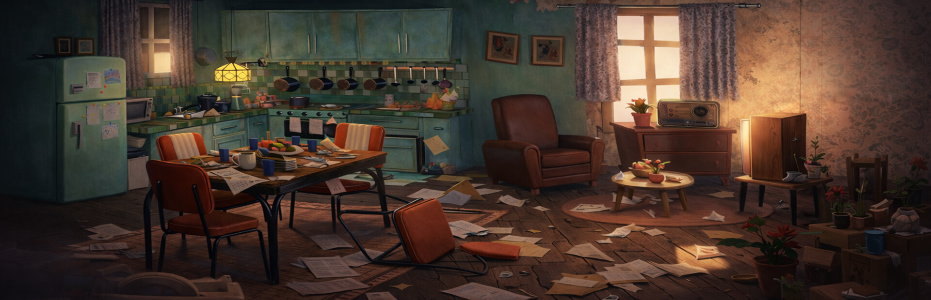 They Left in a Hurry: A Hidden Object Home