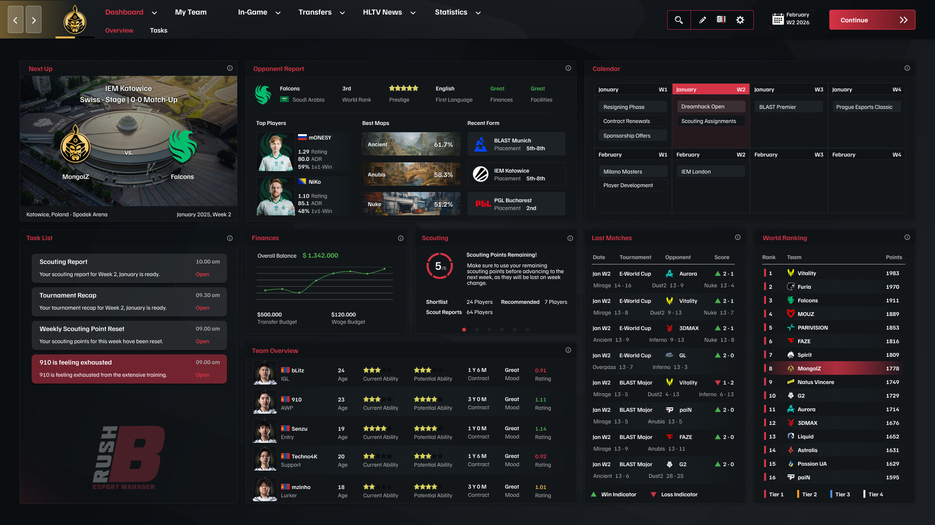 Rush B: Esports Manager screenshot #4