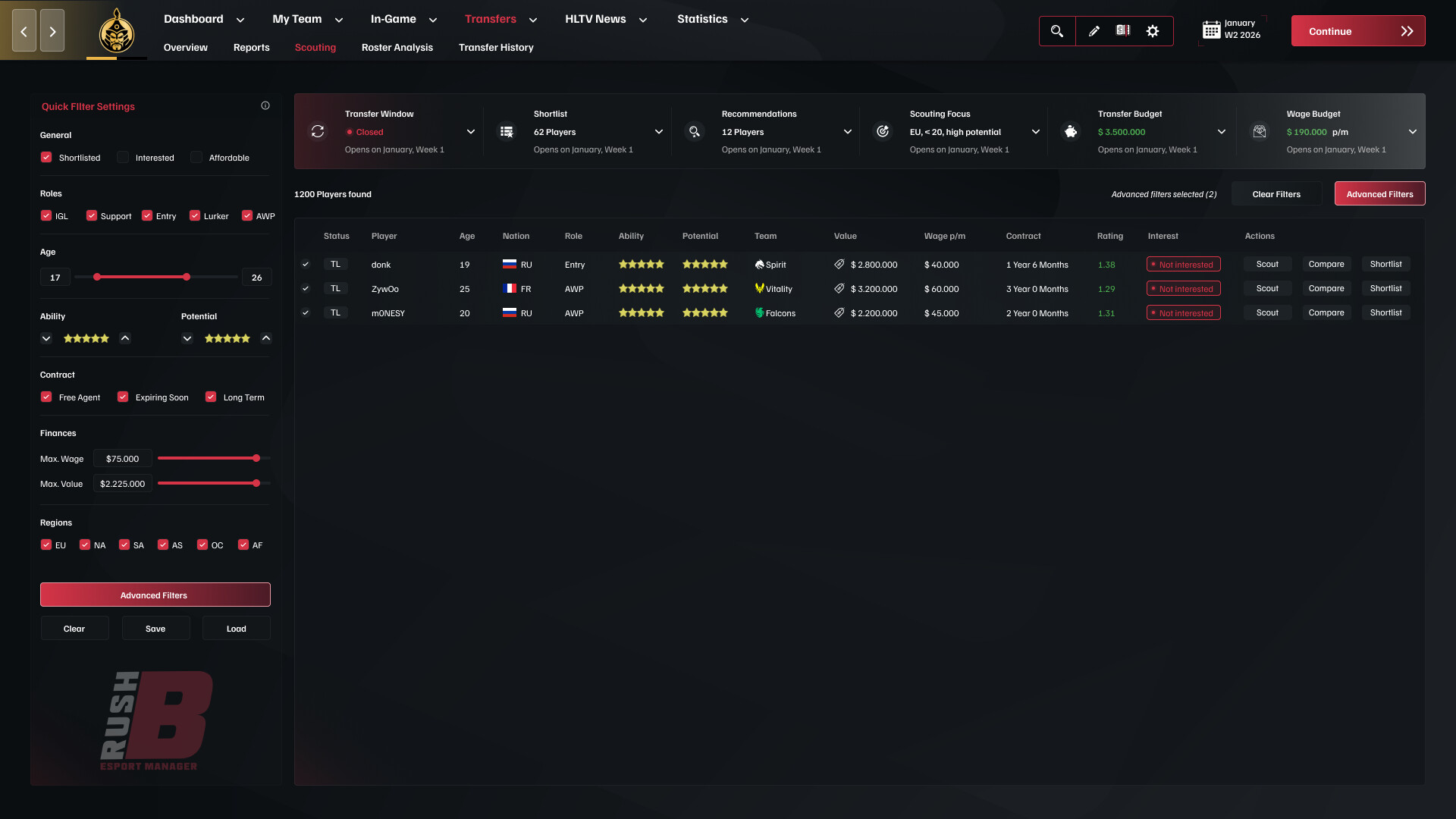Rush B: Esports Manager screenshot #11