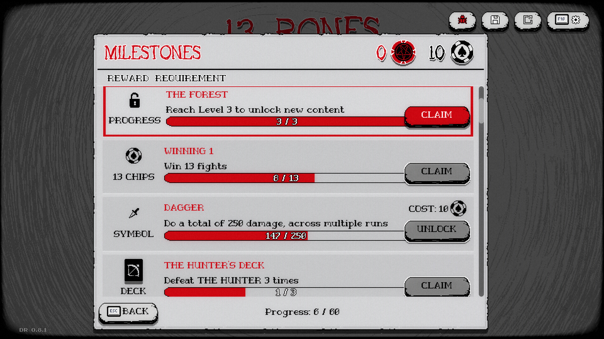 13 BONES screenshot #4