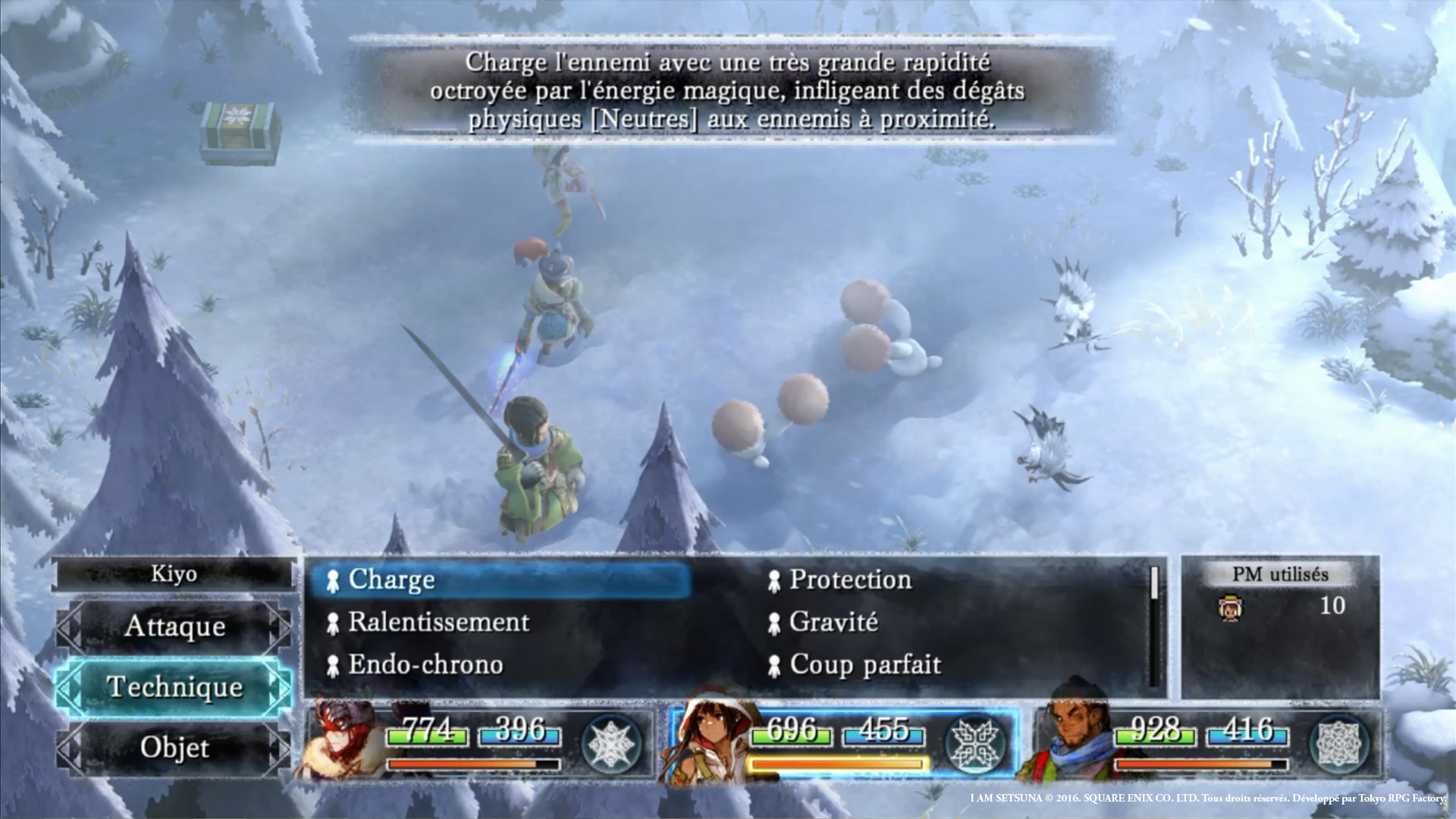 I Am Setsuna : capture