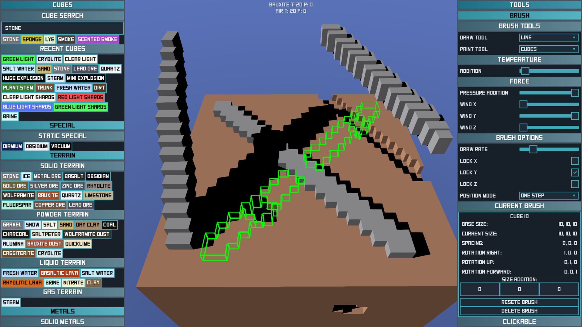 Falling Cubes