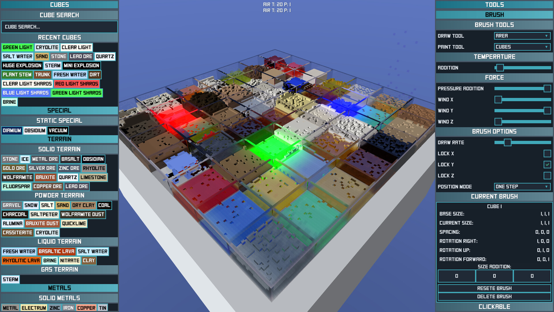 Falling Cubes