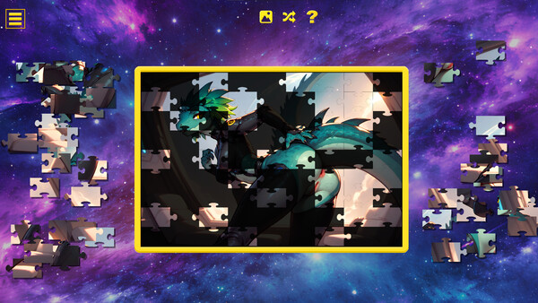 Screenshot 2 of Furry Star Command – Hentai Jigsaw - additional gameplay view