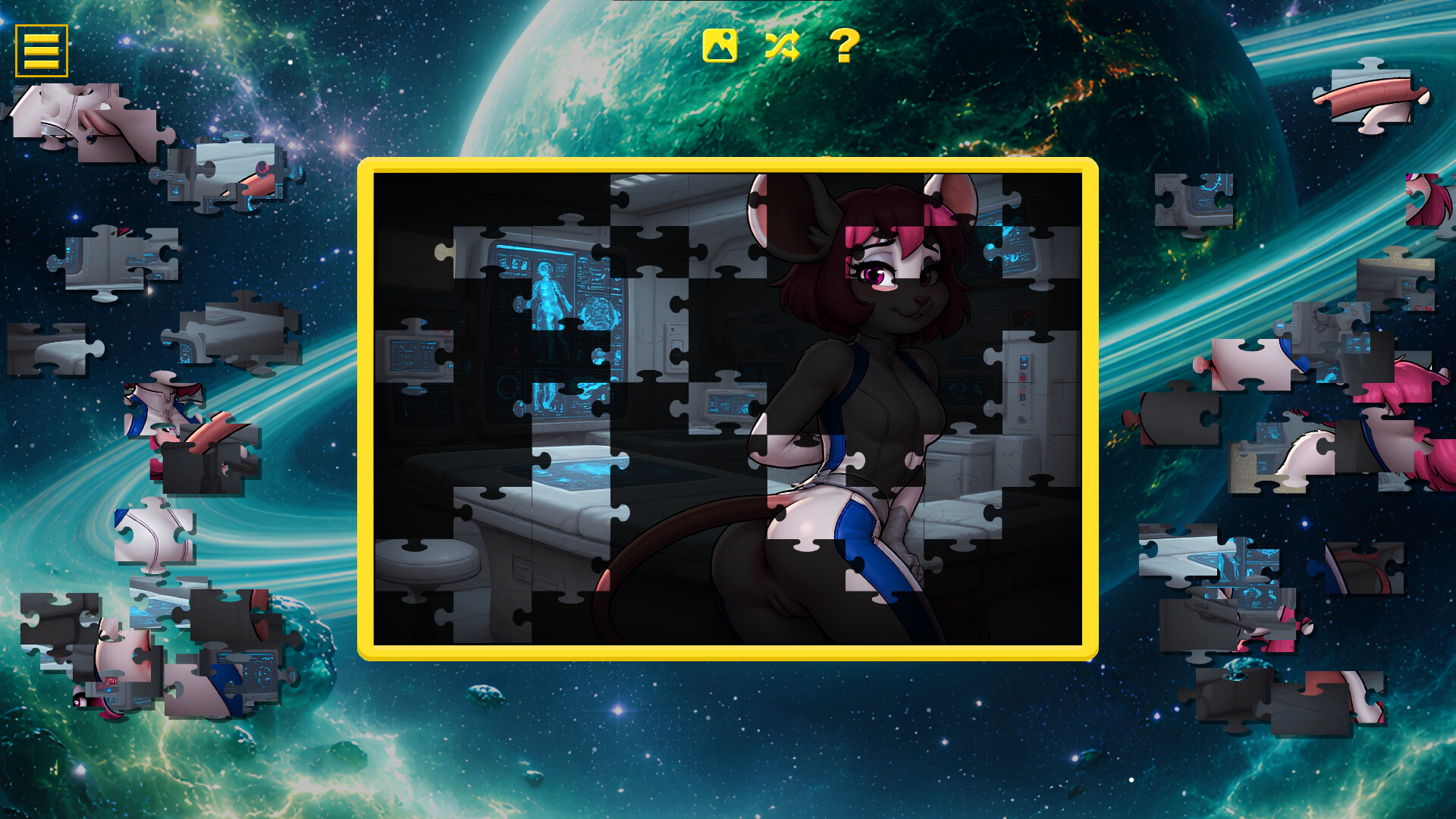Furry Star Command – Hentai Jigsaw screenshot #6