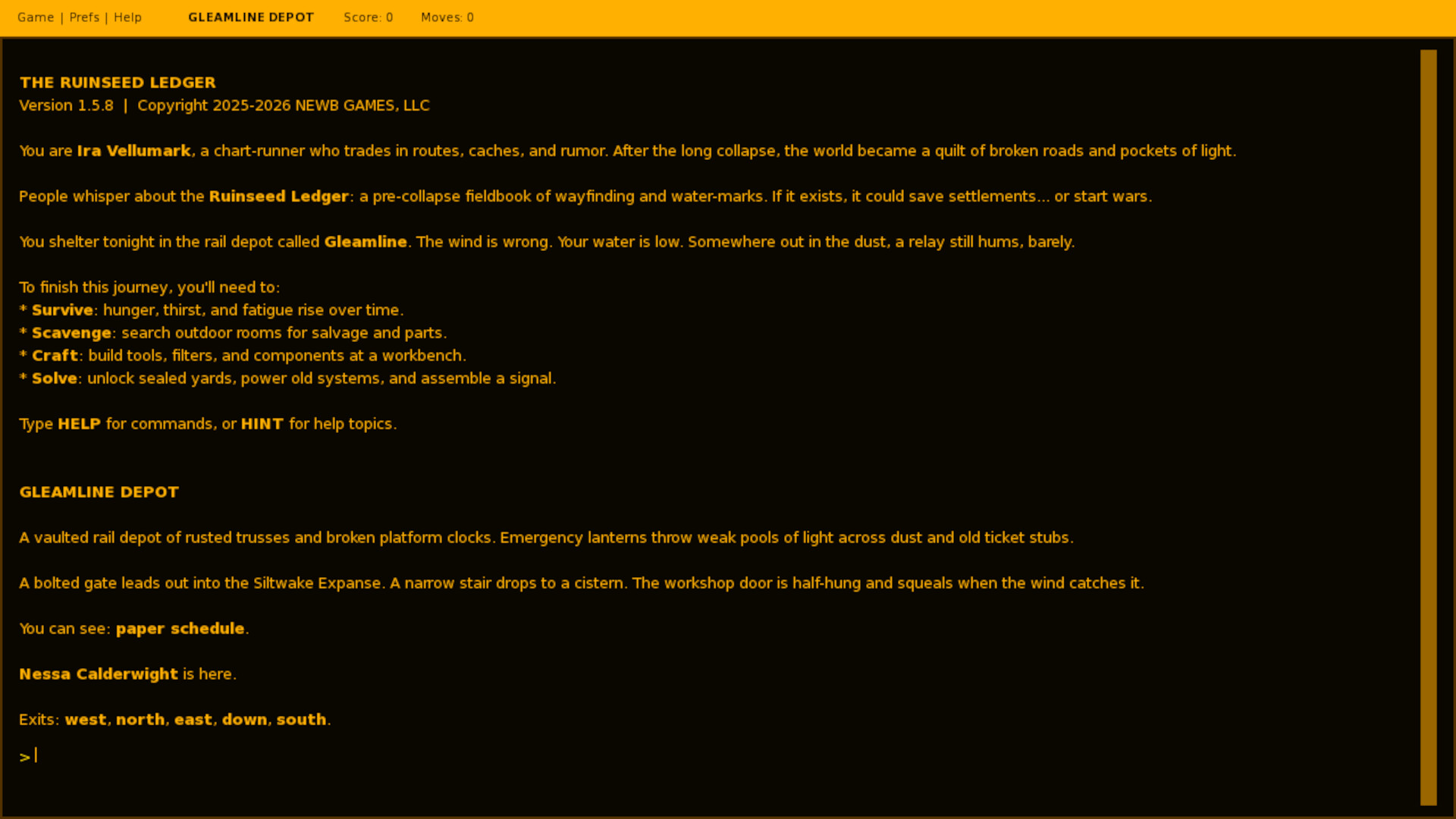 Terminal Tales: An Interactive Fiction Anthology screenshot #6