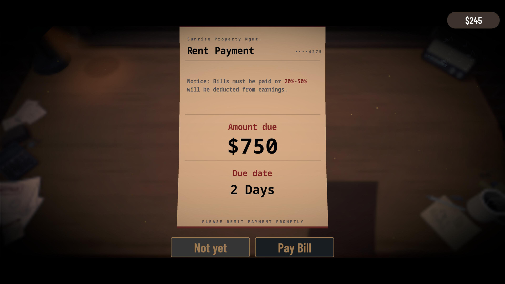 Bills Must Be Paid screenshot 2