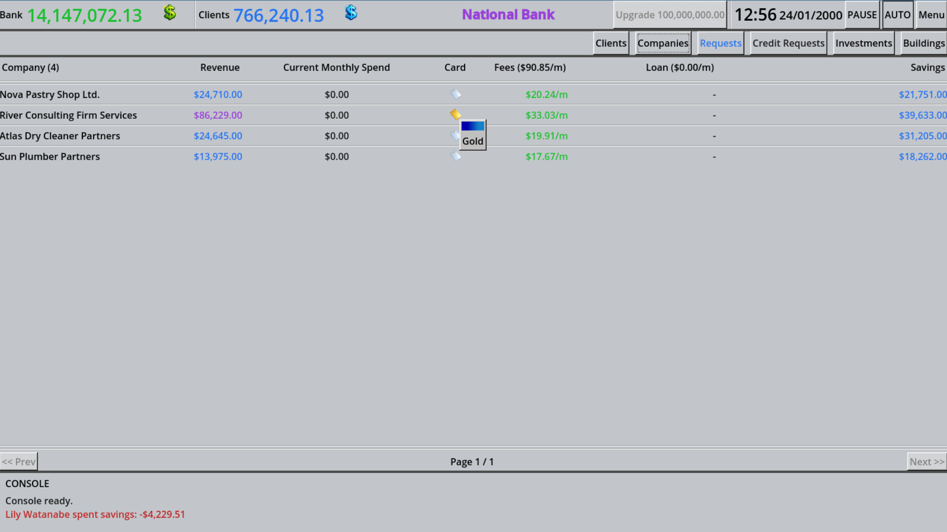 Bank 2000 screenshot #2