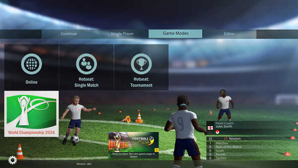 Football, Tactics & Glory: World Championship